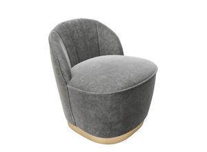 PLAYBOY Polstersessel Stella Vintage-Look Samt
