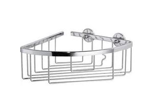 Tesa 40200-00000-00 ALUXX Eckduschkorb Klebstoff Chrom (glänzend)