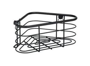 Edelstahl Eckablage Mod. Trestina Schwarz, hochwertiger Rostschutz