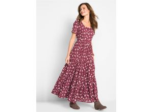 bonprix Kleid mit kurzen Ärmeln,