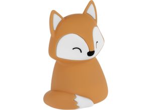 EGLO Tischleuchte "CASTELLINO Tischlampe - Kunststoff - LED - 5W - IP20", orange, 1, H: 15cm, 1 Stk., Leuchten, LED Nachtlicht, Akku Tischlampe, Kinderzimmer, L10,5 x B10 x H15 cm, Tischleuchte