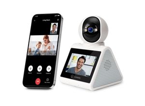 LUVISION PTZ Gegensprechkamera Video Anruf Kamera Telefonkamera WLAN Überwachungskamera Senioren Baby Überwachung Autotracking 4MP