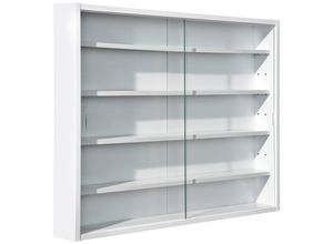Mid.you Hängevitrine, Weiß, Holzwerkstoff, 4