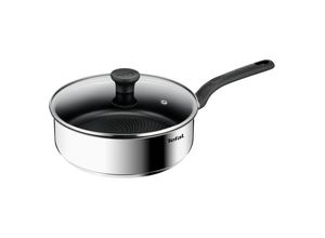 Tefal Schmorpfanne Duetto, Edelstahl, Metall,