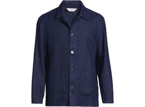 Hemdjacke aus reinem Leinen, Herren,