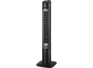 Turmventilator mit Display, HxBxT 1320 x 215 x 215 mm, schwarz kaiserkraft