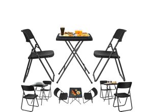Ecosa Outdoor-Set mit Klapptisch +