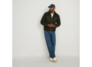Sherpa-Fleece-Hemdjacke, Herren, Beige, Polyester,