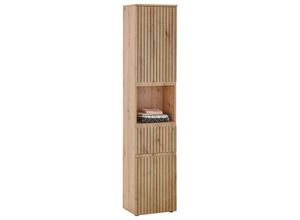 Mid.you Hochschrank, Eiche Artisan, Kunststoff,