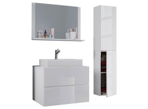 Mid.you Badezimmer VCM Lendas, Weiß,