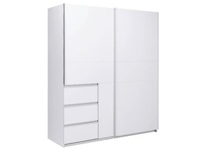 P & B Schiebetürenschrank, Weiß,