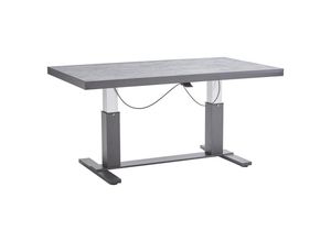 Amatio Loungetisch, Anthrazit, Hellgrau, Metall,