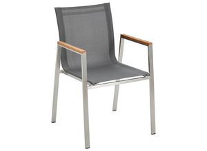 Ambia Garden Stapelsessel, Grau, Edelstahl,