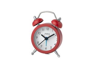 Glockenwecker FILIUS ZEITDESIGN, rot, Wecker,