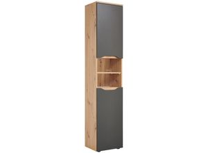 P & B Hochschrank, Anthrazit,