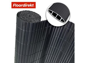 Floordirekt Sichtschutz PVC-Sichtschutz, Grau, Kunststoff,