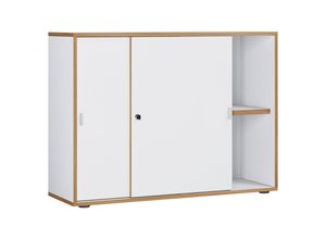 P & B Aktenschrank, Weiß,