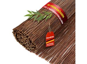 Floordirekt Sichtschutz Weidenzaun, Natur, Holz,