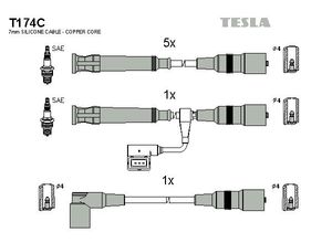 Tesla Zündleitungssatz t174c für BMW