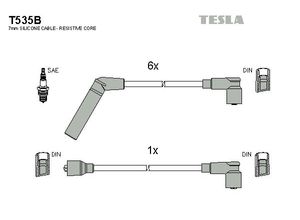Tesla Zündleitungssatz t535b für MITSUBISHI