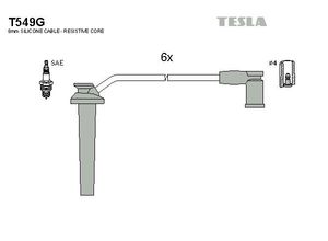 Tesla Zündleitungssatz t549g für Ford