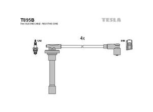 Tesla Zündleitungssatz t895b für HONDA