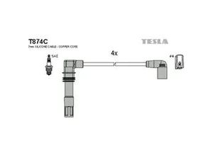 Tesla Zündleitungssatz t874c für VW