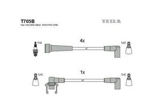 Tesla Zündleitungssatz t705b für RENAULT