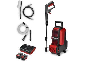 Akku-Hochdruckreiniger EINHELL "HYPRESSO 36/105 (2x4,0 Ah)", rot, schwarz, B:23cm H:44,5cm L:31cm, Kunststoff, Hochdruckreiniger, inkl. Akku und Ladegerät