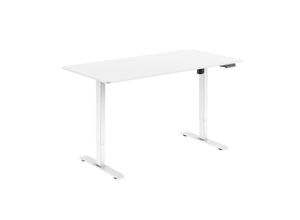 Livetastic Schreibtisch, Weiß, Metall, Holzwerkstoff,
