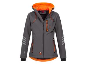 Arctic Seven Damen Softshelljacke Grau-Orange