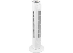 Standventilator exquisit VS 34570, 3 Leistungsstufen, 4 Stufenschalter, Timerfunktion, mit Tragegriff, B 160 x T 155 x H 770 mm, weiß