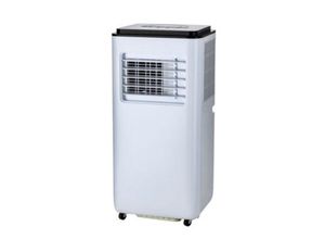 Mobiles Klimagerät exquisit CM 30900, 4-in-1, bis 2,6 kW Kühlleistung, max. 270 m³/h, bis 18 m², Entfeuchtung bis 24 l/Tag, Timerfunktion, weiß