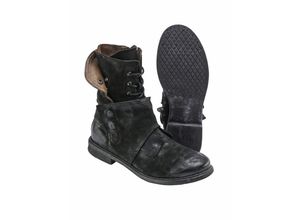 Lederwerk Herren Leder-Boot Schwarz Obermaterial: Rindleder