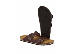Plakton Herren Kork-Sommerläufer Braun Obermaterial, Decksohle: Rindleder