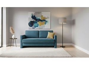 BRUNO Schlafsofa 140cm in Petrol