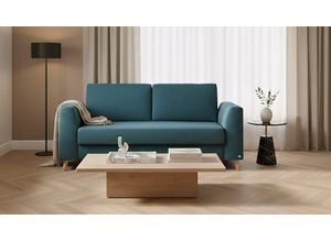 BRUNO Schlafsofa 140cm in Petrol