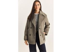 Oversized Mantel mit Taschen