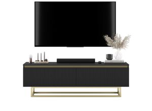 TV-SCHRANK Selene Glamour Schwarz Matt
