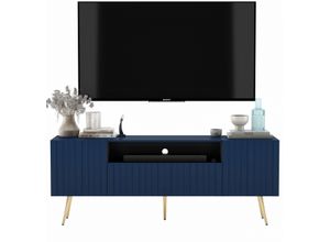 TV-SCHRANK Elpis2 Marineblau Matt mit