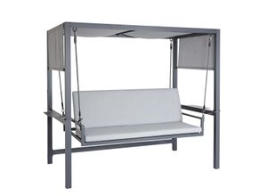 ALU-HOLLYWOODSCHAUKEL Anthrazit, Grau