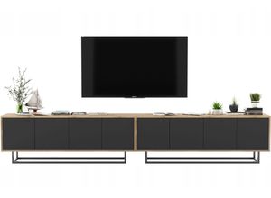TV-SCHRANK 2-er Set Apollo2 Eiche