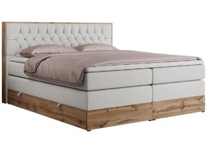 BOXSPRINGBETT AMORE KING 160/200 Weiß
