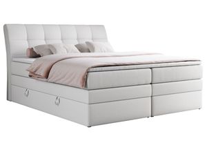 BOXSPRINGBETT GOLD-10 KING 120/200 Weiß