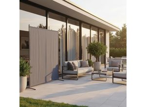 Gardenson Sichtschutz, Grau, Silber, Metall,