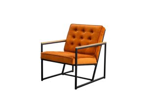 POLSTERSESSEL ARLY Orange Velvet
