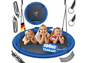 KESSER® Nestschaukel Tellerschaukel Hängeschaukel Rundschaukel