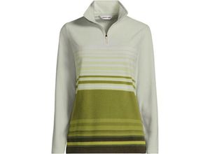 Fleecepullover mit Zipper, Damen,