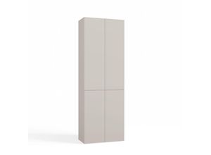 kommodly Hochschrank, Beige, Holzwerkstoff, 60x174x30