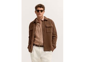 Bugatti Herren Hemdjacke mit Druckknöpfen